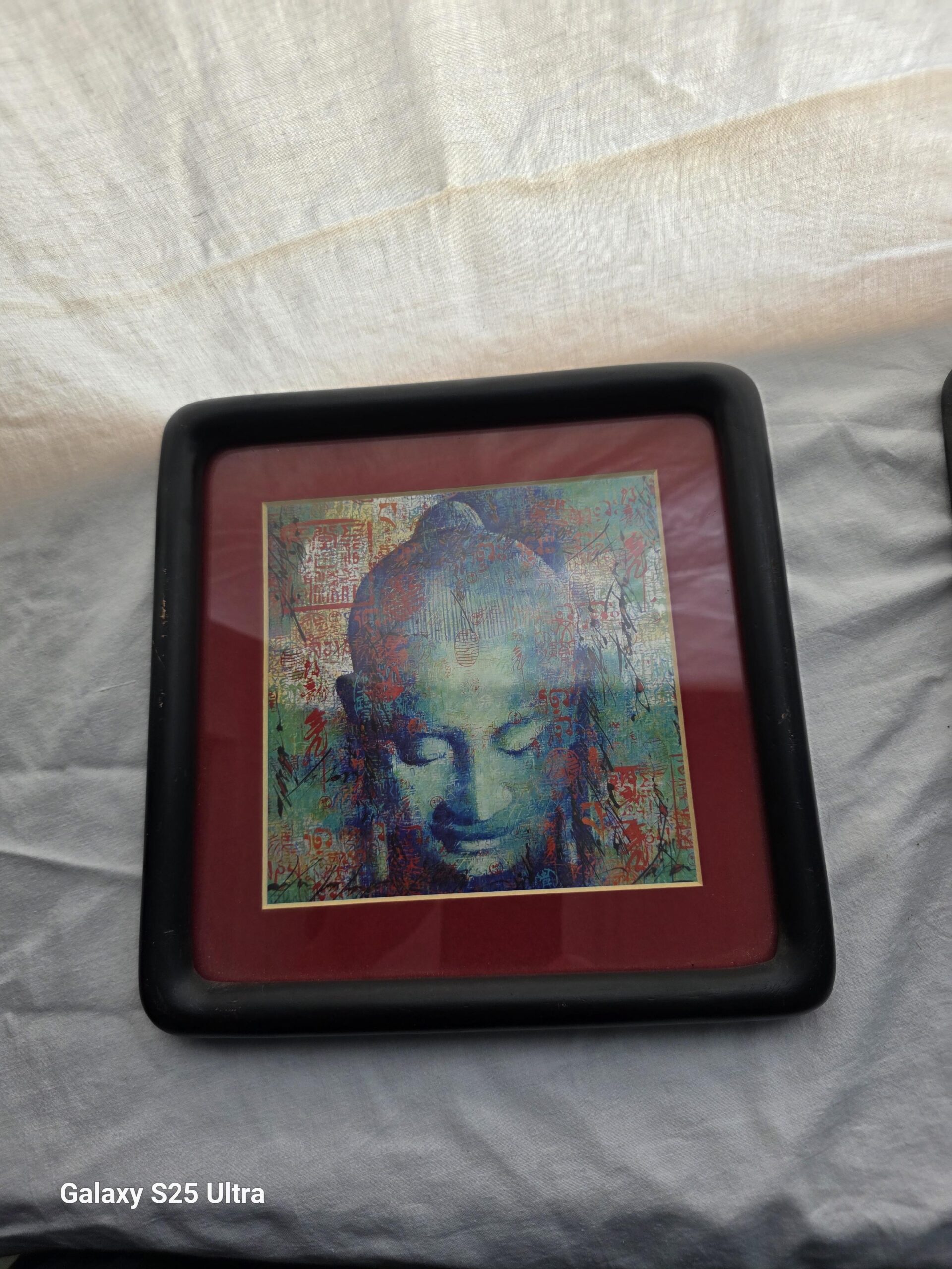 Tableau encadré Bouddha multicolore – Image 1